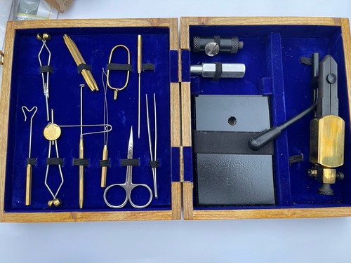 Fliegenbindewerkzeug set mit - fliegenbindewerkzeug-set,