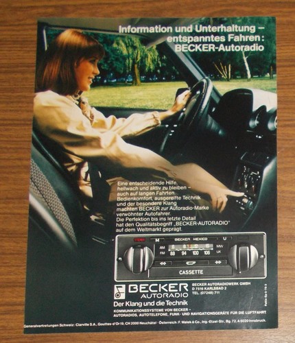 Seltene werbung becker - seltene,