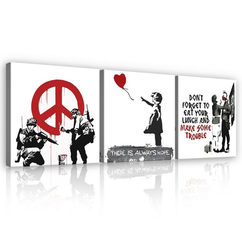 Banksy leinwand bild - leinwand,