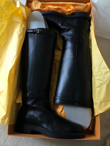 Tod damen stiefel kalbsleder - tod's,