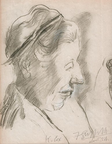 Alte dame portrait - alte,
