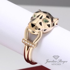 Cartier Ring Panthere Gelbgold 750 Diamanten Größe 57 2019 B4096752 Gold