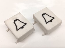 2x Taster Klingelknopf für