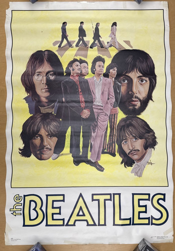The beatles vintage poster - beatles,