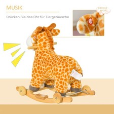 2-IN-1 Schaukeltier Giraffen