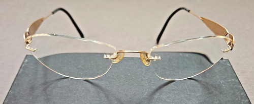 Randlose designer damenbrille - designer,