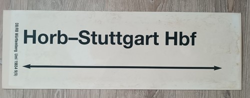 Zuglaufschild cm - 61*20,