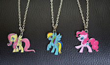 Pony Kinderkette Emaille Kette Tolles Geburtstags Weihnachts Geschenk Pferd Neu