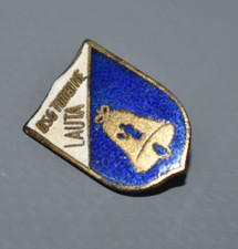 Alte Anstecknadel Brosche Fußball BSG Turbine Lauta Fach #D2