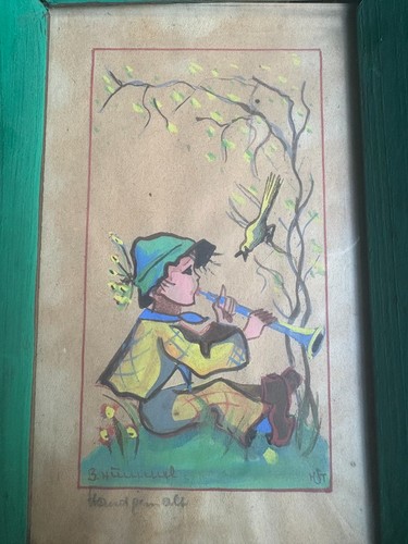Hummel zeichnung handgemalt - hummel,