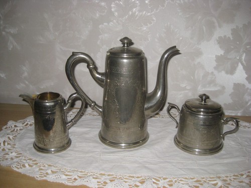 Wmf jugendstil kaffee set - jugendstil, kaffee-set
