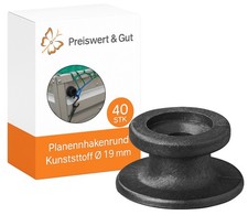 40 x Planenbefestigung Bohrung