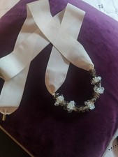 Wunderschönes Armband zum binden   ( auch im Haar oder als Halsschmuck)