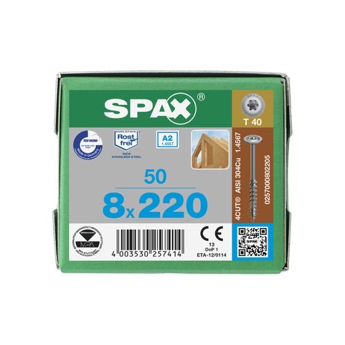 Spax wirox tellerkopf 220 - 8, x