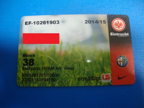 2014 ticket dauerkarte - 2014,
