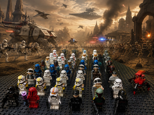 Lego star wars - star,