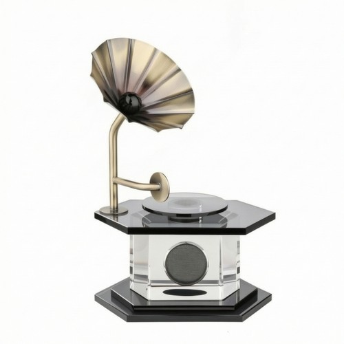 Kristall grammofon mit - kristall-grammofon,