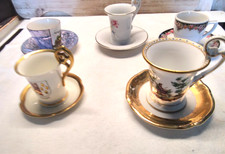 5 Alte MOKATASSEN Porzellan