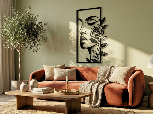 3er set blumen wanddeko lotus - 3er,