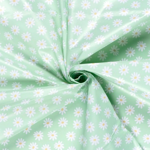 Wachstuch stoff bedruckt mint - bedruckt,