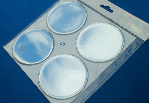 Chrom embleme für - 4x,
