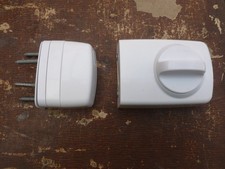 ABUS Tür Zusatzschloss 7000-7500 mit schrauben in weiss