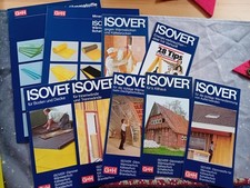 9x alte Prospekte ISOVER