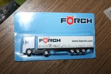 Scania Koffer-Sattelzug Förch Werbemodell weiß in OVP 1/87 H0