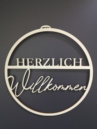 Herzlich willkommen kranz aus - willkommen,