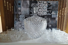 Bleikristall - Bowle - Service - 14 teilig kleiner Chip am Rand