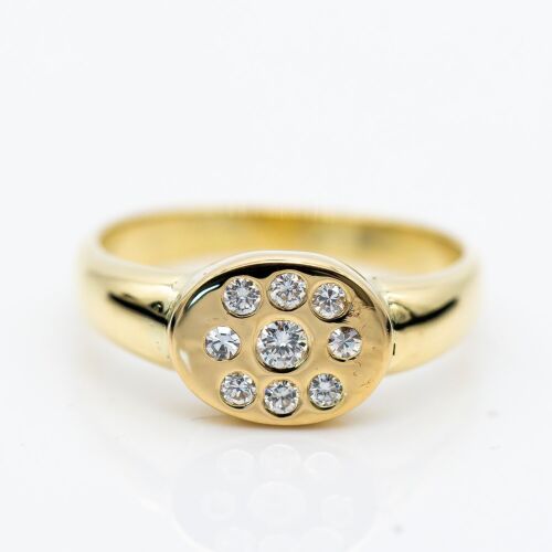 Ring 585 14k gelbgold - ring, 9