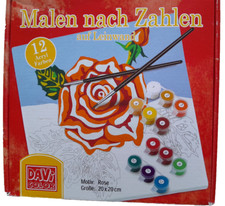 Malen nach Zahlen auf Leinwand