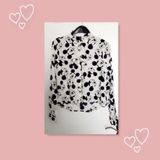 H&M Mickey Mouse Bluse Shirt Top Disney Gr. 32  XXS   152