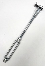 Kurzgestänge Bremsgestänge M8 Spannschluss und Gabelkopf für PKW Anhänger