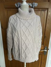 Rollkragenpullover Zopfmuster