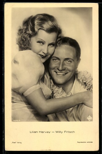 Ansichtskarte lilian harvey - ansichtskarte,