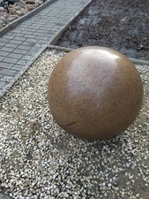 GranitKugel groß mit Bohrung Wasserspiel