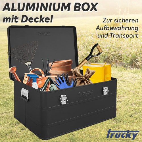 Aluminium box mit deckel - aluminium,