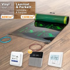 Elektro Bodenheizung Komplettset mit Raum-Thermostat schwimmend Trockenbausystem