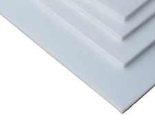 PTFE Teflon Dichtung Platte verschied. Gr.  Zuschnitt 1,5 - 8 mm stärke weiß