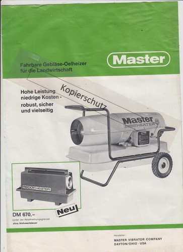 Werbeblatt master gebläse - werbeblatt,
