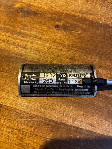 Original typenschild simson - original,