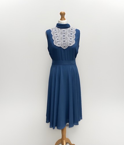 Hobbs isla kleid blau - uk, 14