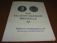 reklame heft schreibmaschine underwood elliot cresson medaille alt antik um 1910