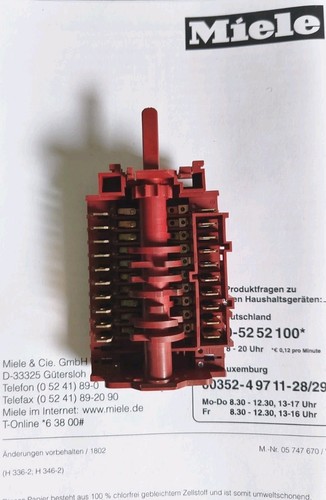 Miele backofenschalter s - backofenschalter, b&s
