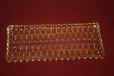 Kuchenplatte Servierplatte Stollenplatte Kristall Glas