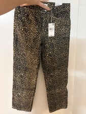 Mango Leopard Print Damenhose