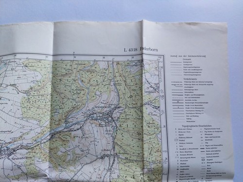 Topographische karte 4318 - karte,
