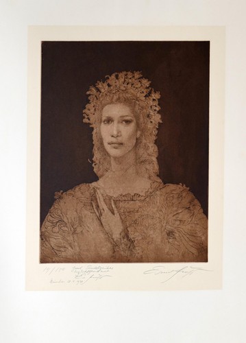 Ernst fuchs portrait - fuchs,, einer