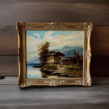 Landschaftsgemälde Öl auf